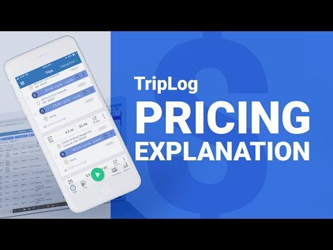 TripLog Mileage Tracking Pricing Explanation