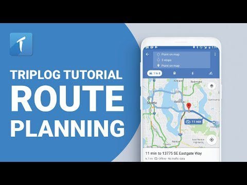 Route Planning TripLog Mileage Tracking App