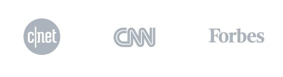 Articles & Mentions of Triplog Online Logos cnet, CNN, Forbes
