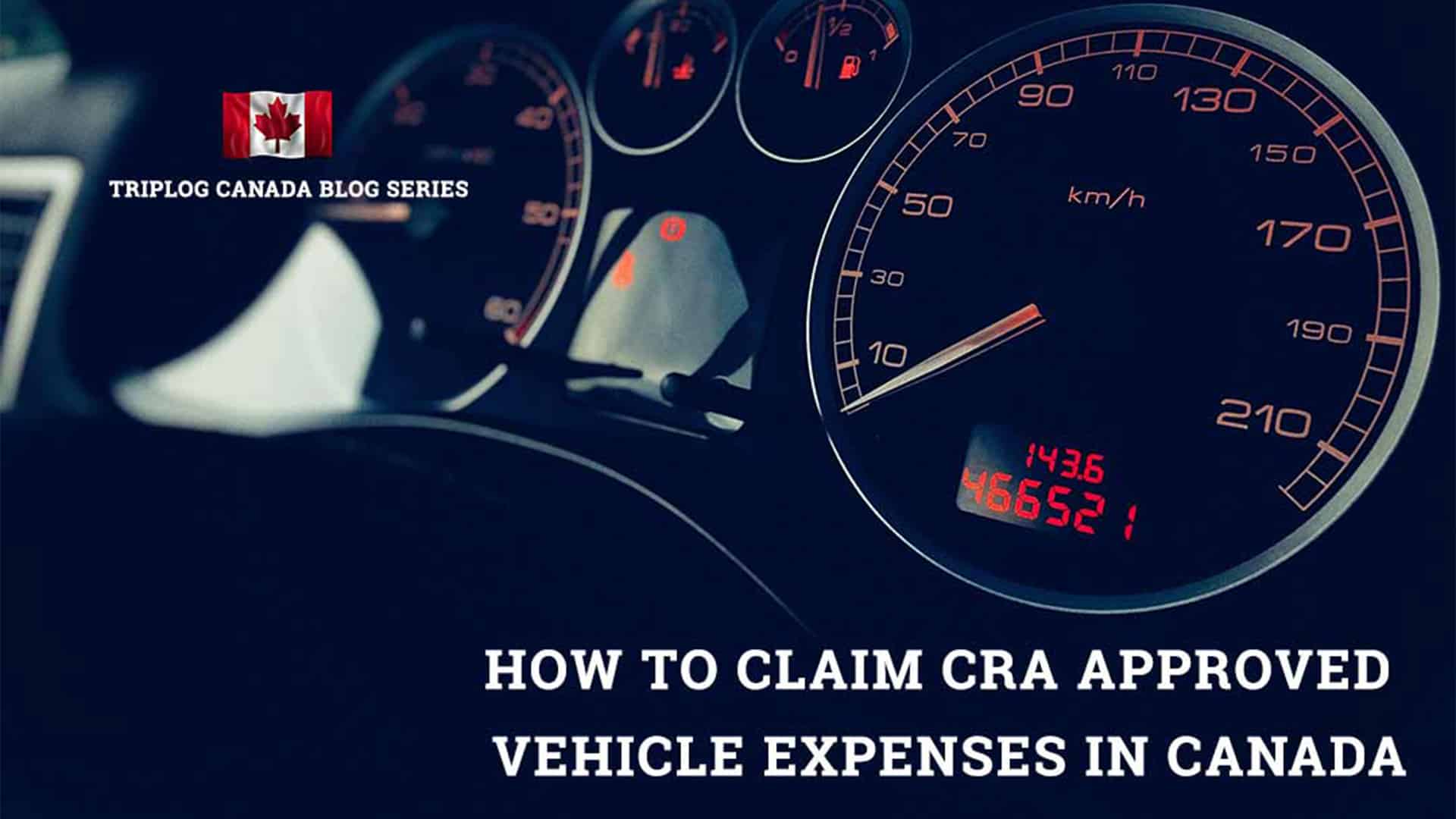 how to claim cra approved mileage expenses in canada
