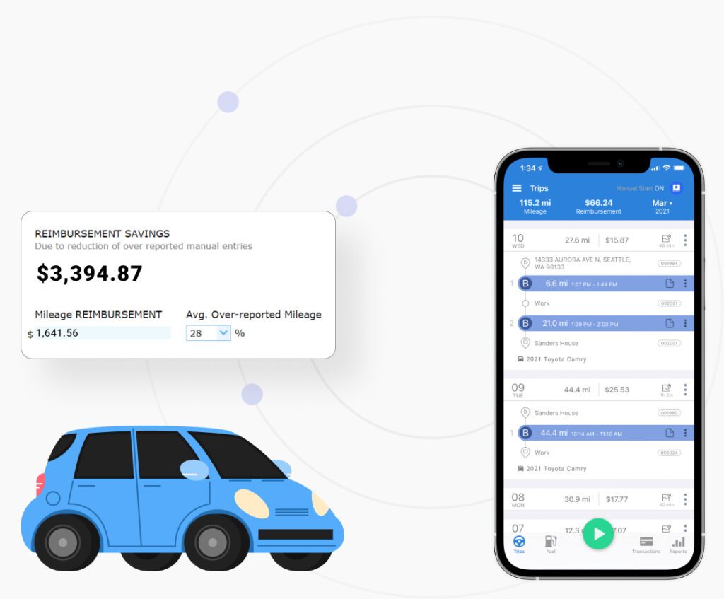 triplog mileage expense tracker demo request form header image